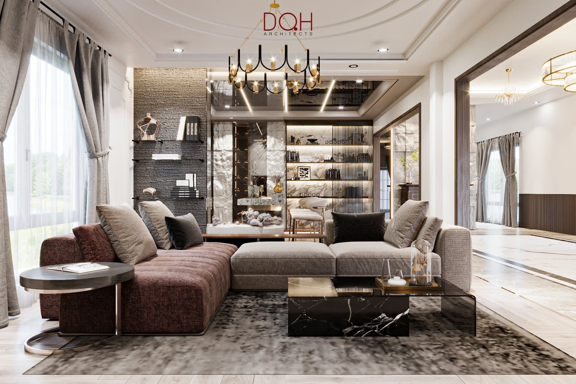 cách chọn công ty thiết kế nội thất – dự án Villa Luxury